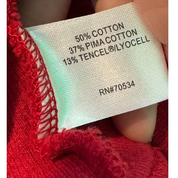 Orvis red 1/4 zip neck pullover sweater size Small - Picture 4 of 10